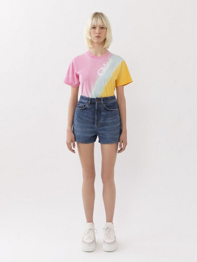 Spodenki Chloe Dukuno Denim Niebieskie | CHE-SR13979
