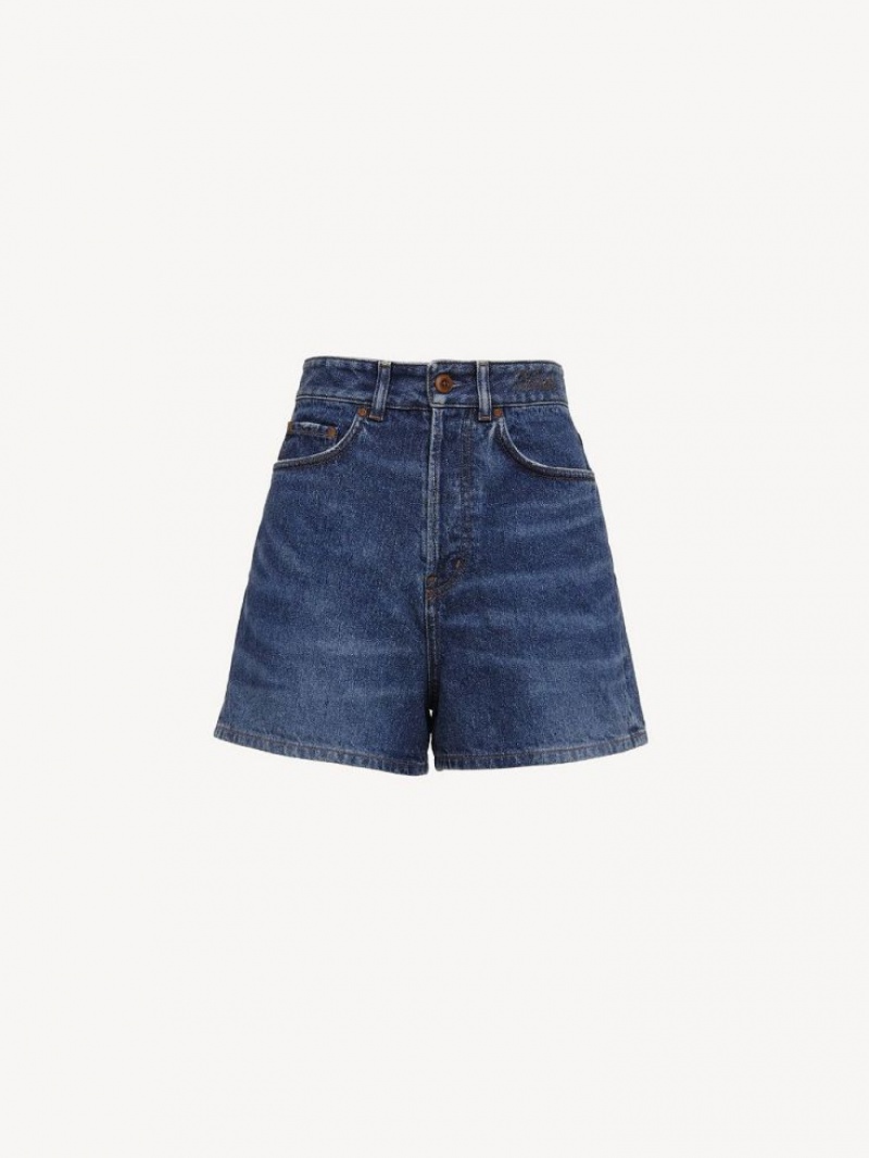 Spodenki Chloe Dukuno Denim Niebieskie | CHE-SR13979