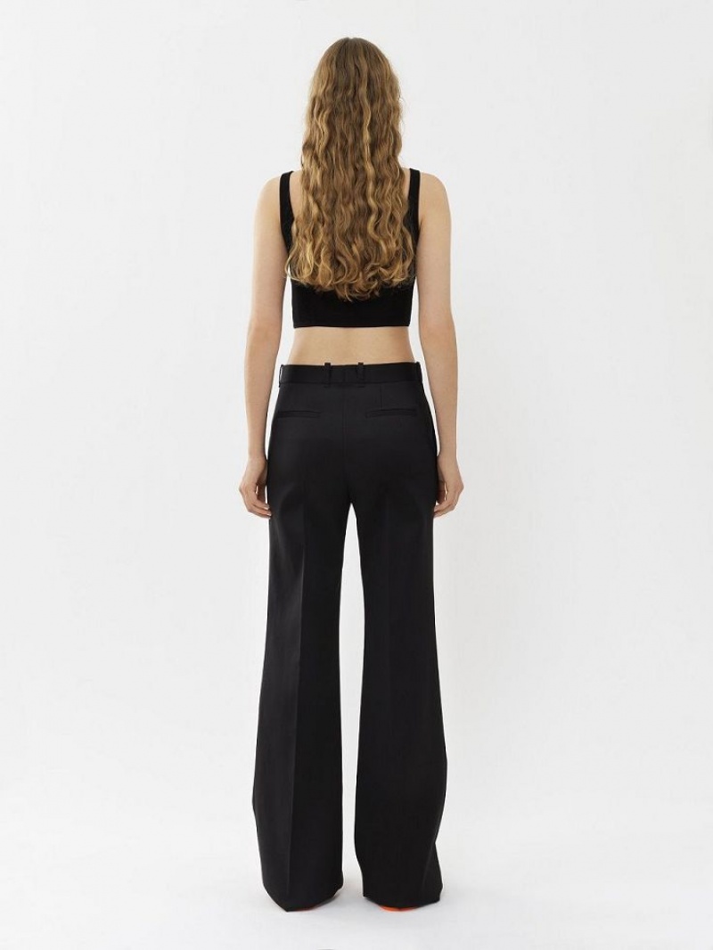 Spodnie Chloe Flared Czarne | CHE-SR13973