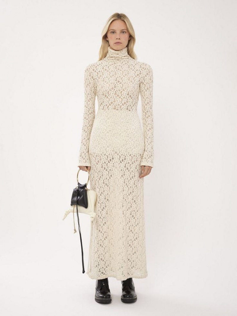 Sukienka Chloe Fitted Maxi Białe | CHE-SR13863