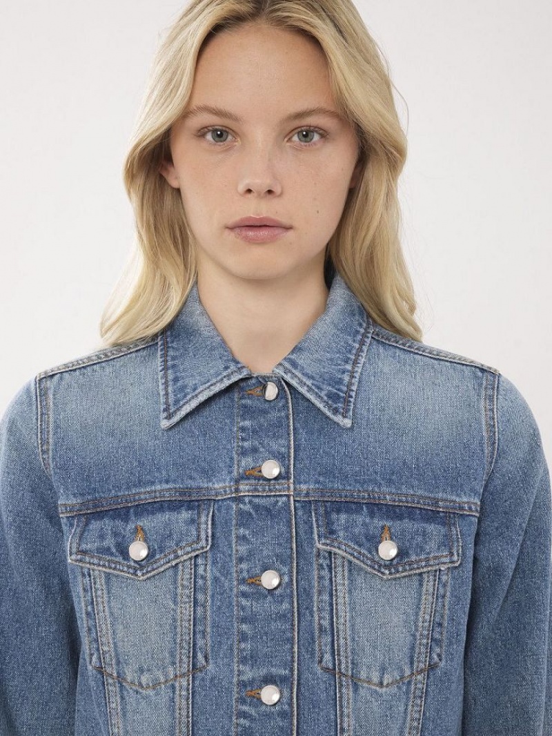 Sukienka Chloe Long Shirt Niebieskie | CHE-SR13866