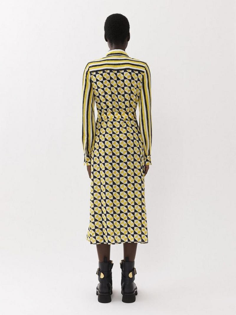 Sukienka Chloe Midi With Print Kolorowe | CHE-SR13839