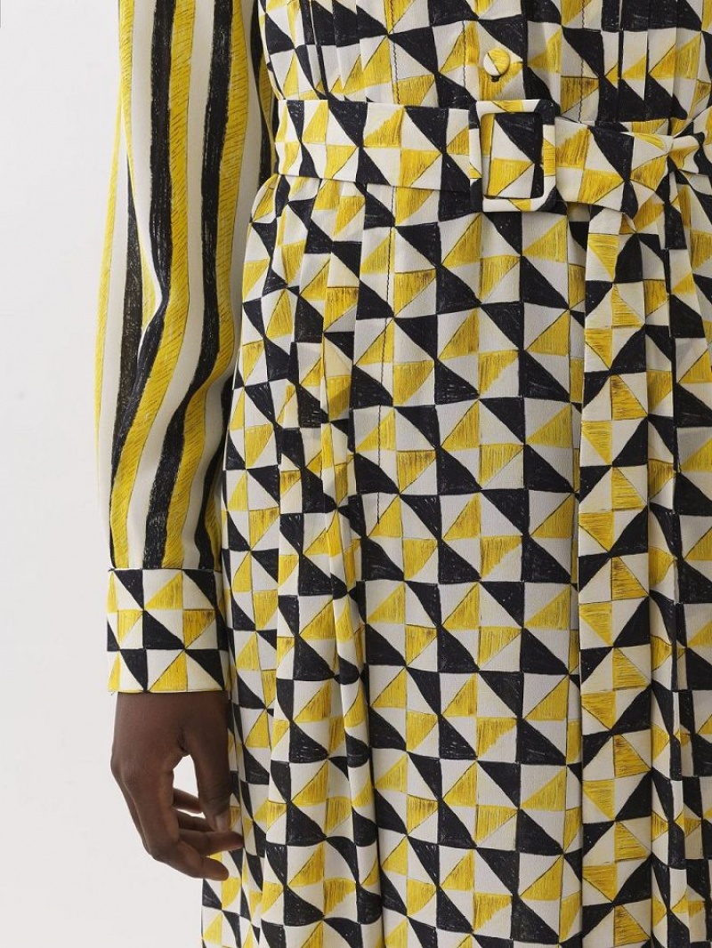 Sukienka Chloe Midi With Print Kolorowe | CHE-SR13839