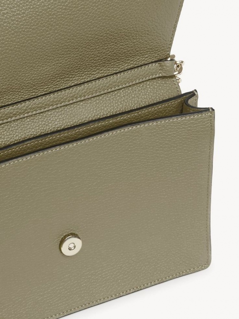 Torba Crossbody Chloe Alphabet Clutch Zielone | CHE-SR13481