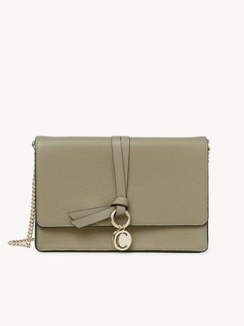 Torba Crossbody Chloe Alphabet Clutch Zielone | CHE-SR13481