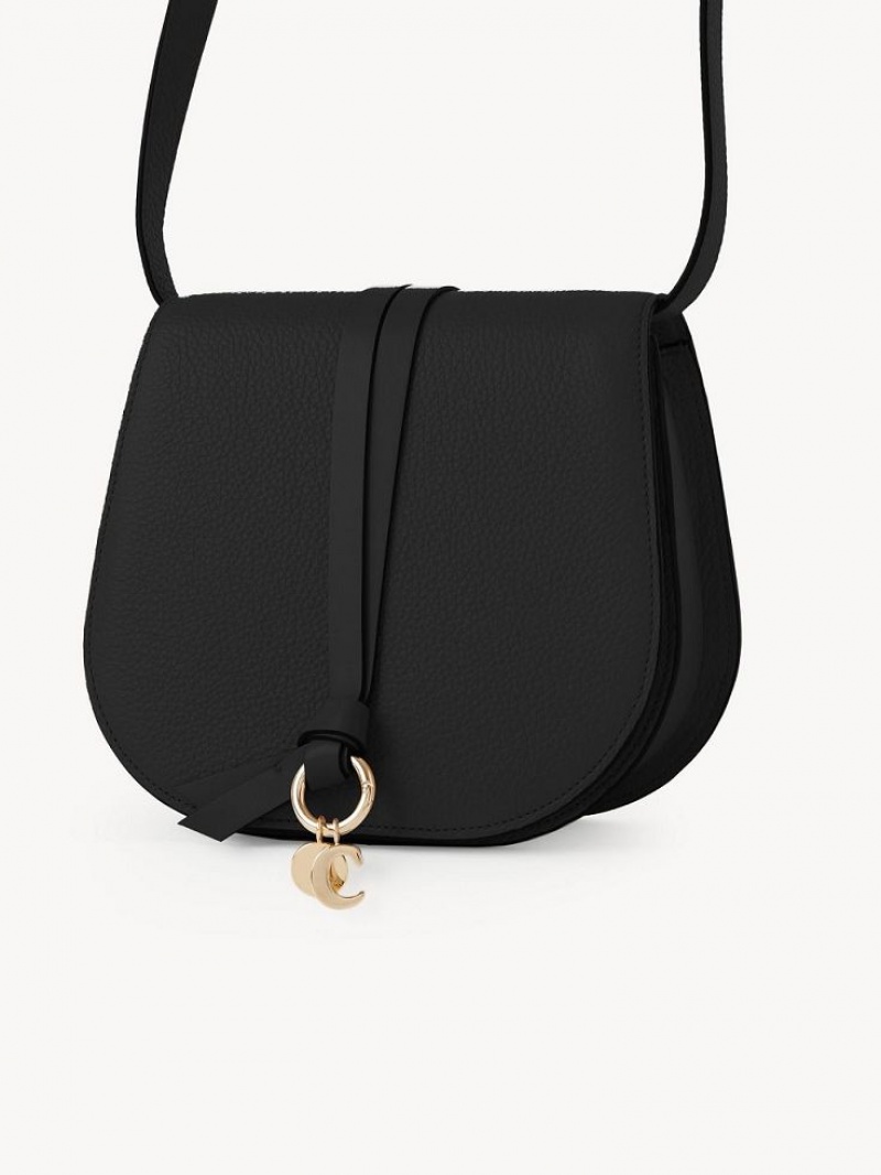 Torba Crossbody Chloe Alphabet Mini Czarne | CHE-SR13487