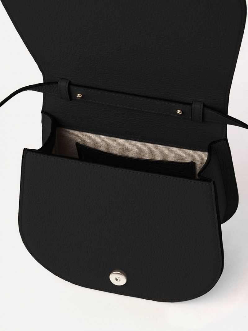 Torba Crossbody Chloe Alphabet Mini Czarne | CHE-SR13487