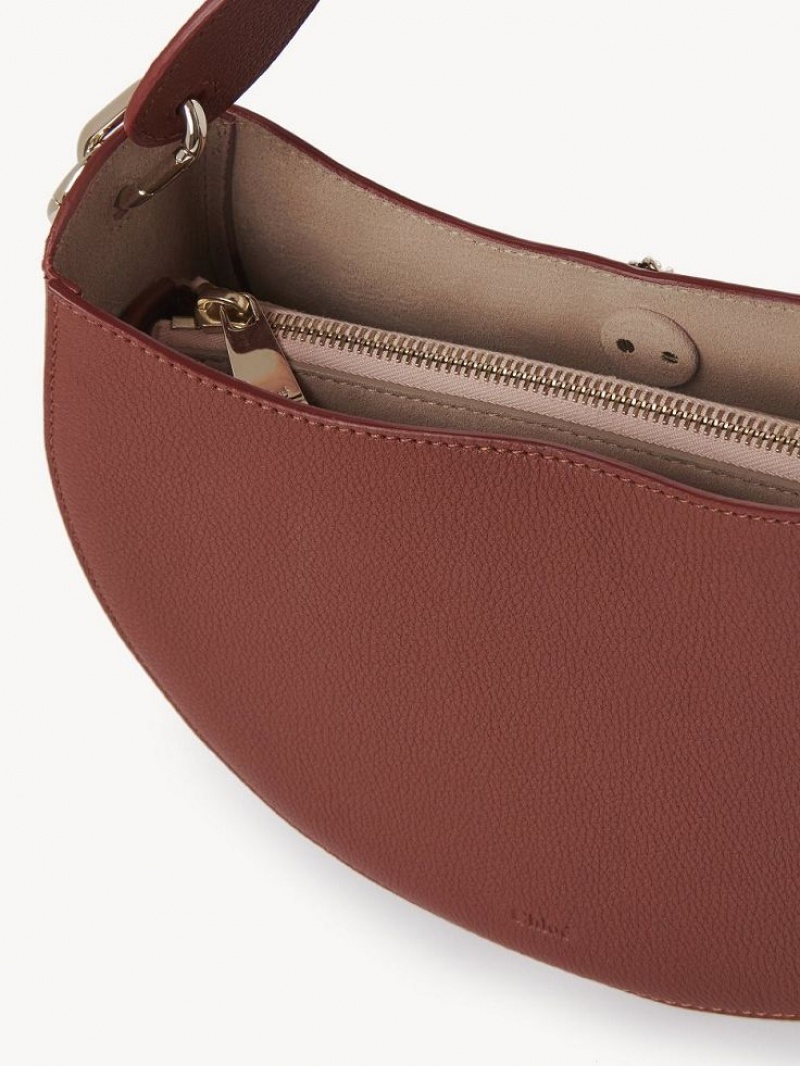 Torba Crossbody Chloe Arlène Small Hobo Brązowe | CHE-SR13604