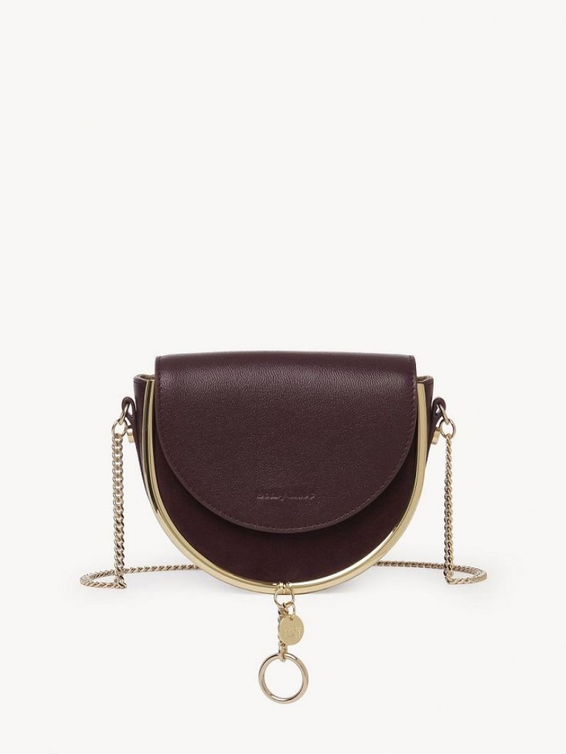 Torba Crossbody Chloe Mara Evening Bordowe | CHE-SR14722