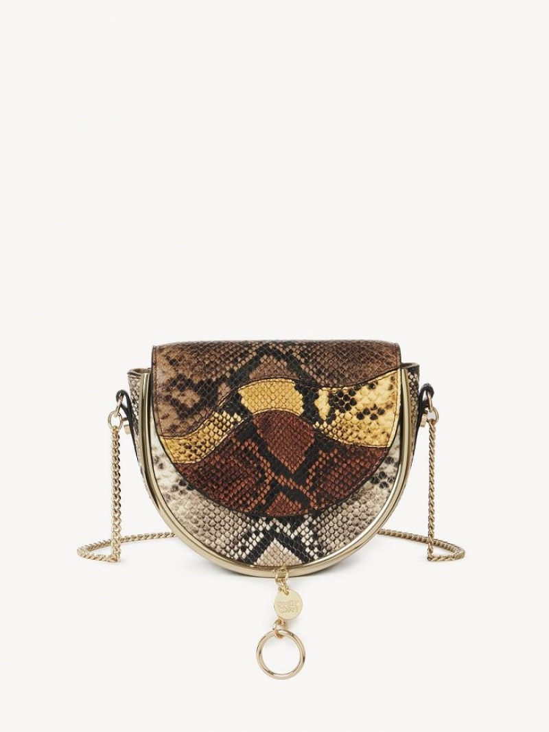 Torba Crossbody Chloe Mara Evening Brązowe | CHE-SR14715