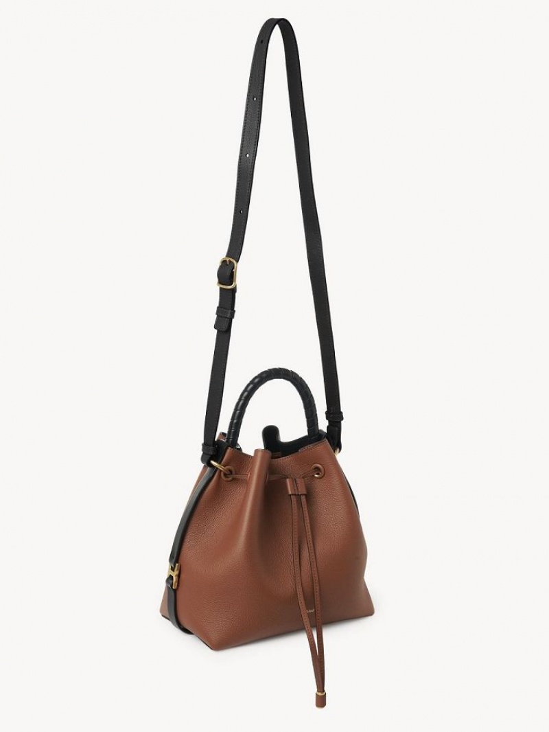 Torba Crossbody Chloe Marcie Bucket Brązowe | CHE-SR13614