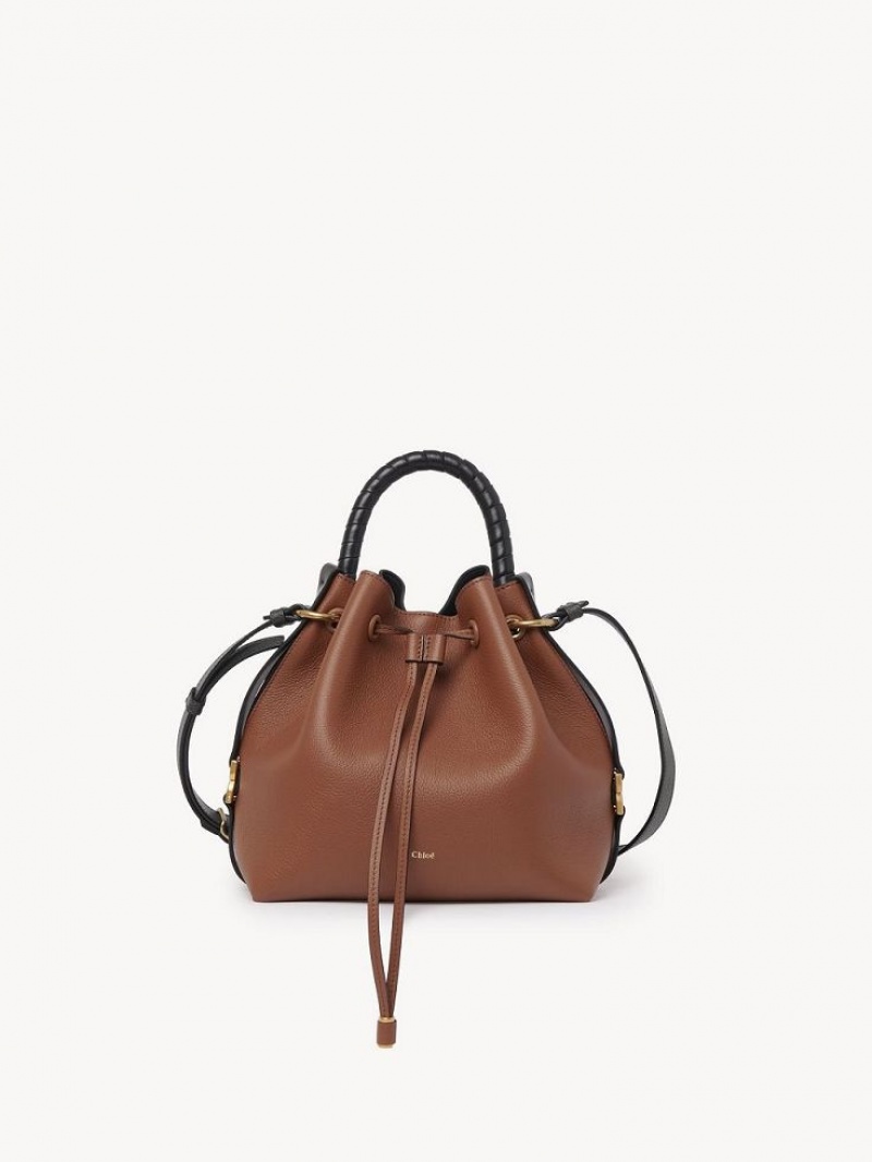 Torba Crossbody Chloe Marcie Bucket Brązowe | CHE-SR13614