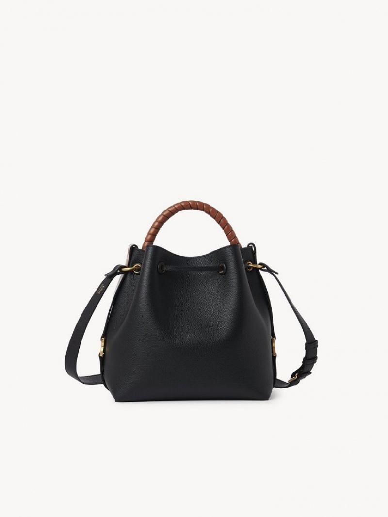 Torba Crossbody Chloe Marcie Bucket Czarne | CHE-SR13590