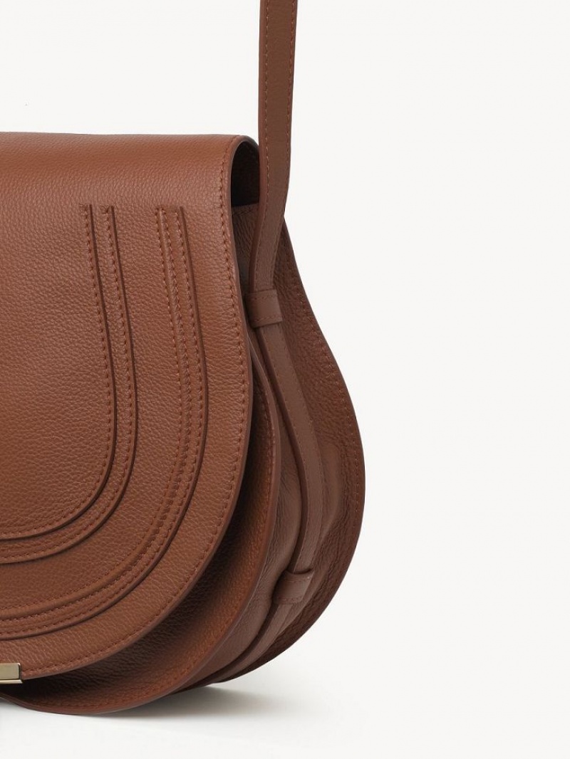 Torba Crossbody Chloe Marcie Medium Brązowe | CHE-SR13508