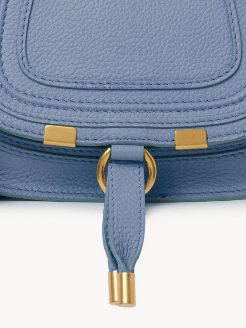 Torba Crossbody Chloe Marcie Mini Double Carry Jasny Niebieskie | CHE-SR13563