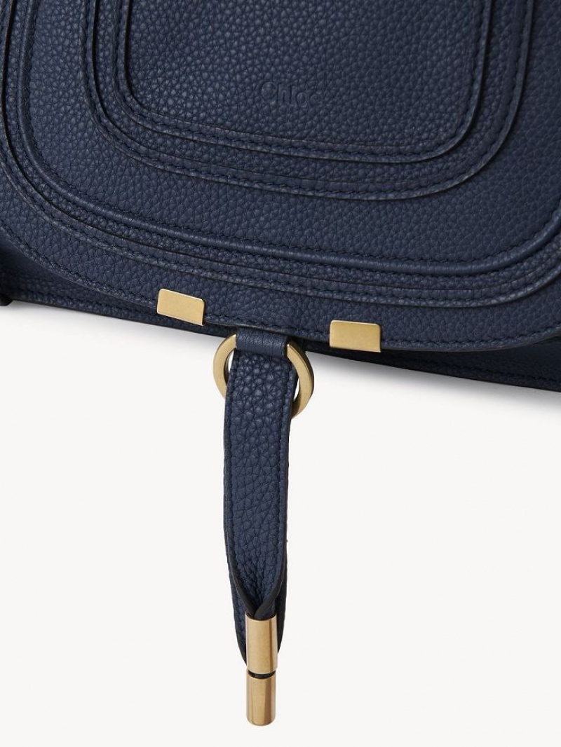 Torba Crossbody Chloe Marcie Small Double Carry Granatowe | CHE-SR13484