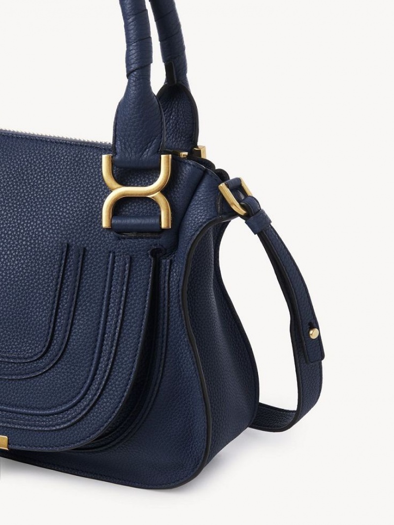 Torba Crossbody Chloe Marcie Small Double Carry Granatowe | CHE-SR13484