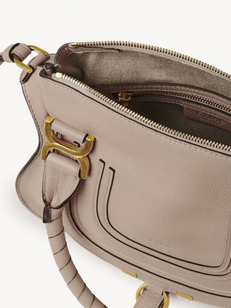 Torba Crossbody Chloe Marcie Small Double Carry Beżowe | CHE-SR13621