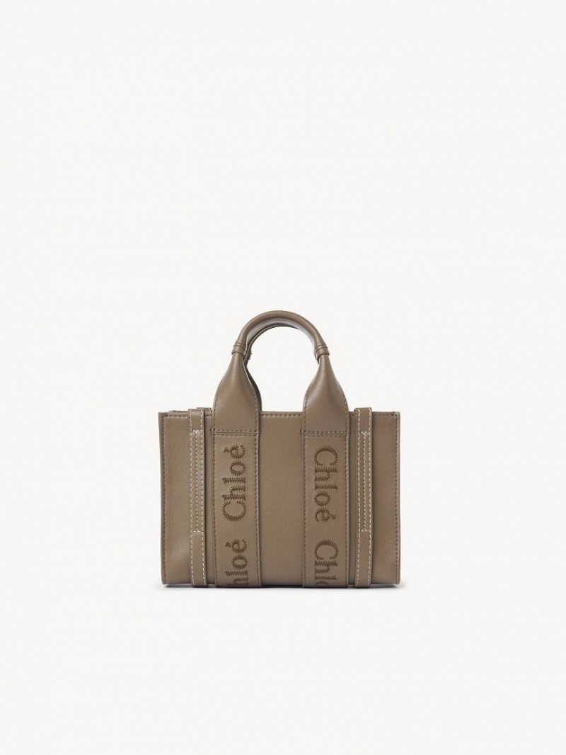 Torba Crossbody Chloe Mini Woody Zielone | CHE-SR13521
