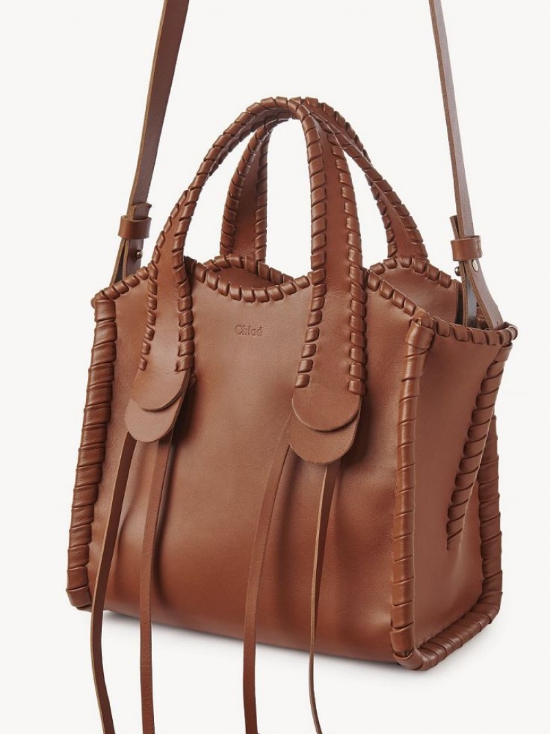 Torba Crossbody Chloe Small Mony Brązowe | CHE-SR13467