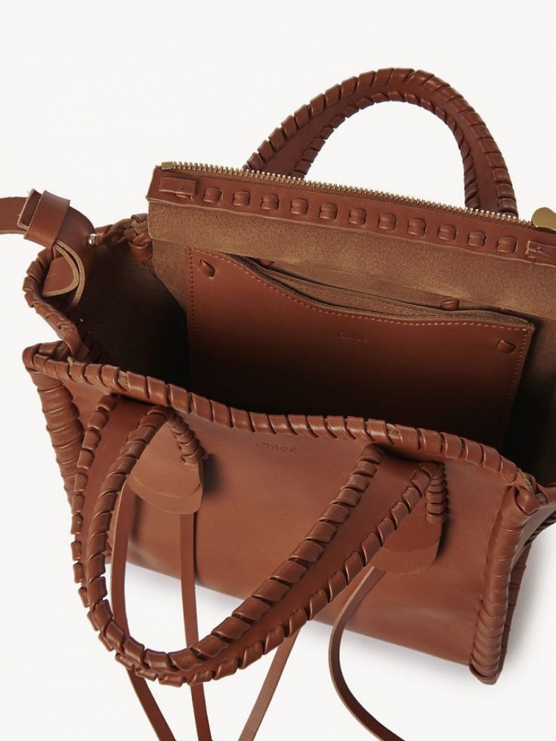 Torba Crossbody Chloe Small Mony Brązowe | CHE-SR13467