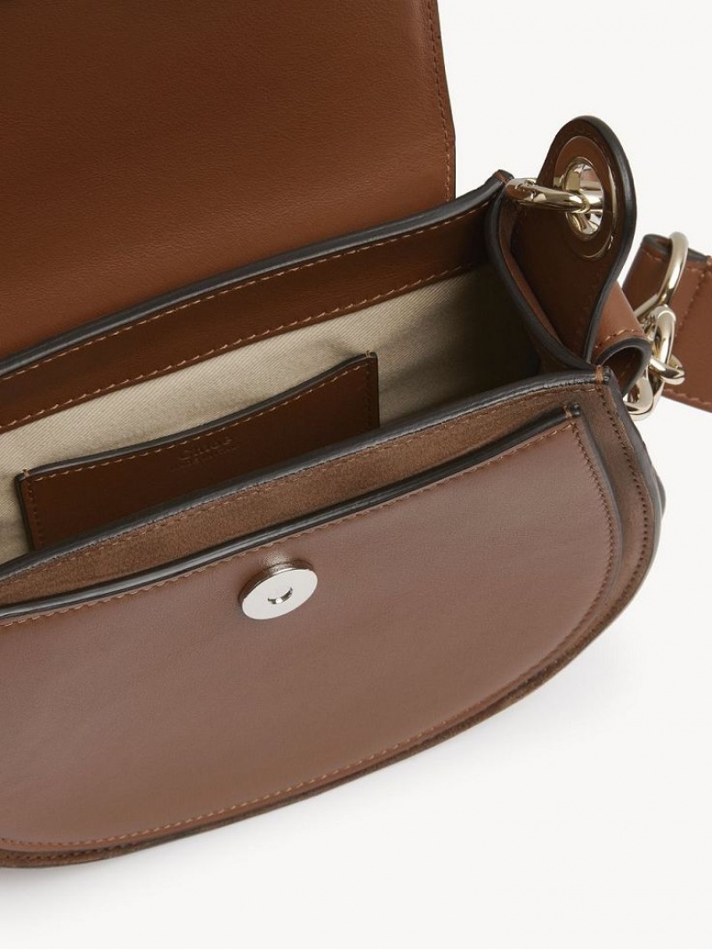 Torba Crossbody Chloe Small Tess Brązowe | CHE-SR13578