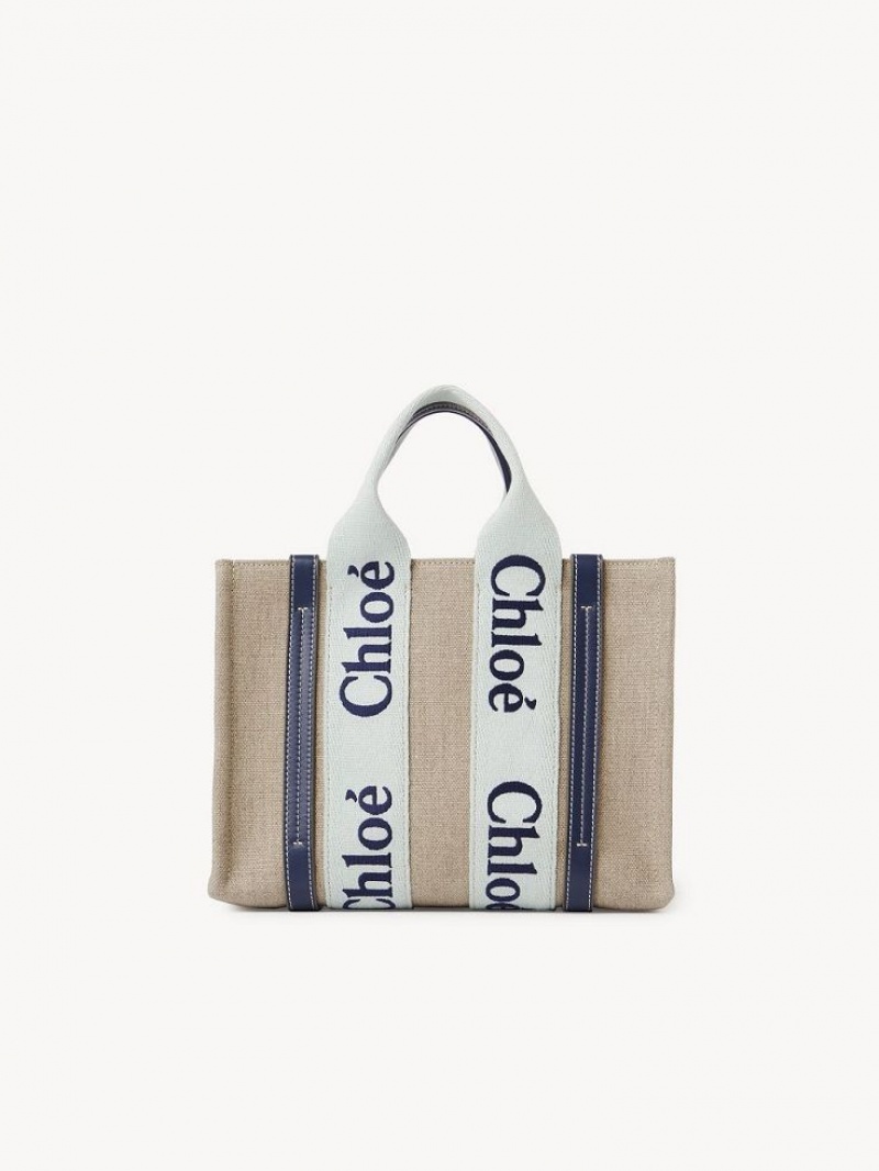 Torba Crossbody Chloe Small Woody Zielone Niebieskie | CHE-SR13568