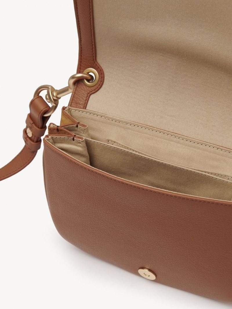 Torby Przez Ramię Chloe Hana Brązowe | CHE-SR14684