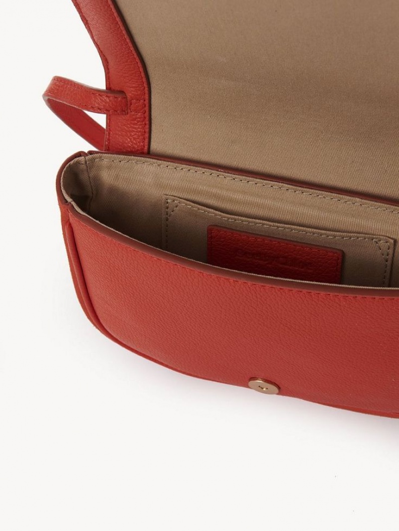 Torby Przez Ramię Chloe Hana Mini Pomarańczowe | CHE-SR14690