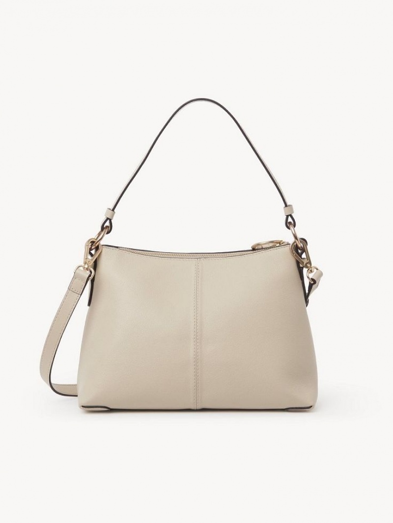 Torby Przez Ramię Chloe Joan Small Beżowe | CHE-SR14681