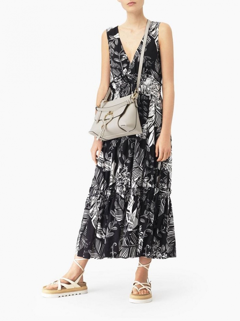 Torby Przez Ramię Chloe Joan Small Beżowe | CHE-SR14681