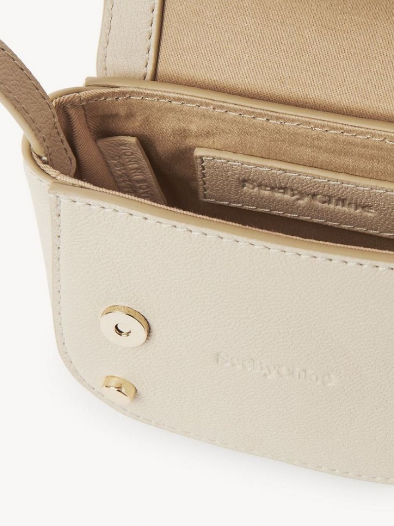 Torby Przez Ramię Chloe Mara Micro Beżowe | CHE-SR14607