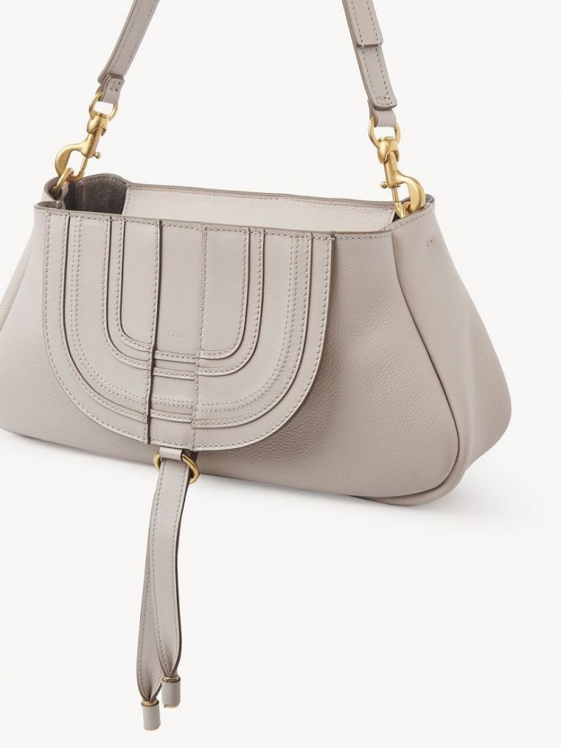 Torby Przez Ramię Chloe Marcie Clutch Szare | CHE-SR13452
