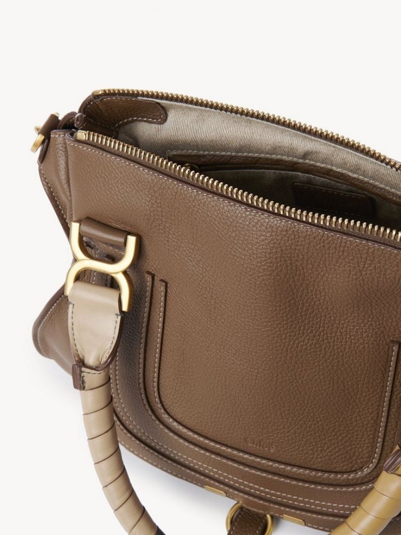 Torby Przez Ramię Chloe Marcie Double Carry Brązowe | CHE-SR13439