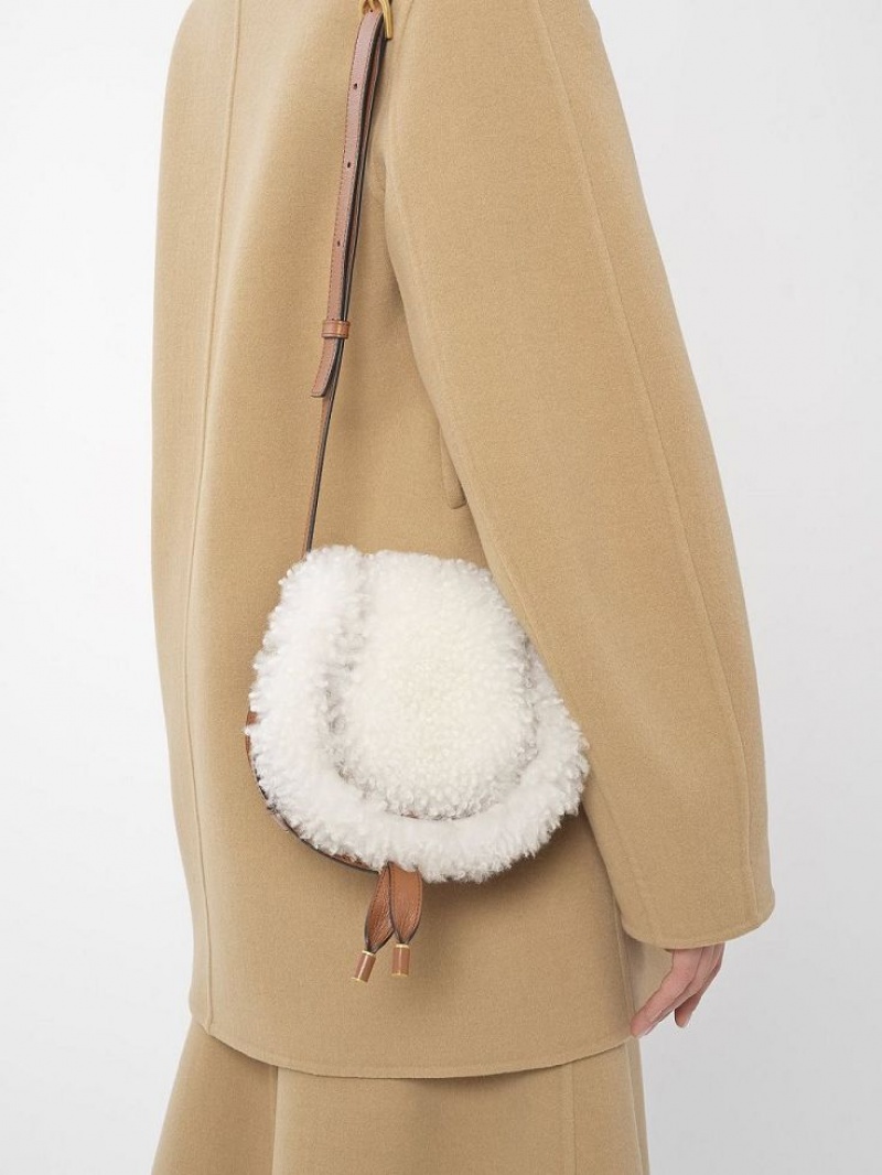 Torby Przez Ramię Chloe Marcie Small Saddle Brązowe | CHE-SR13425