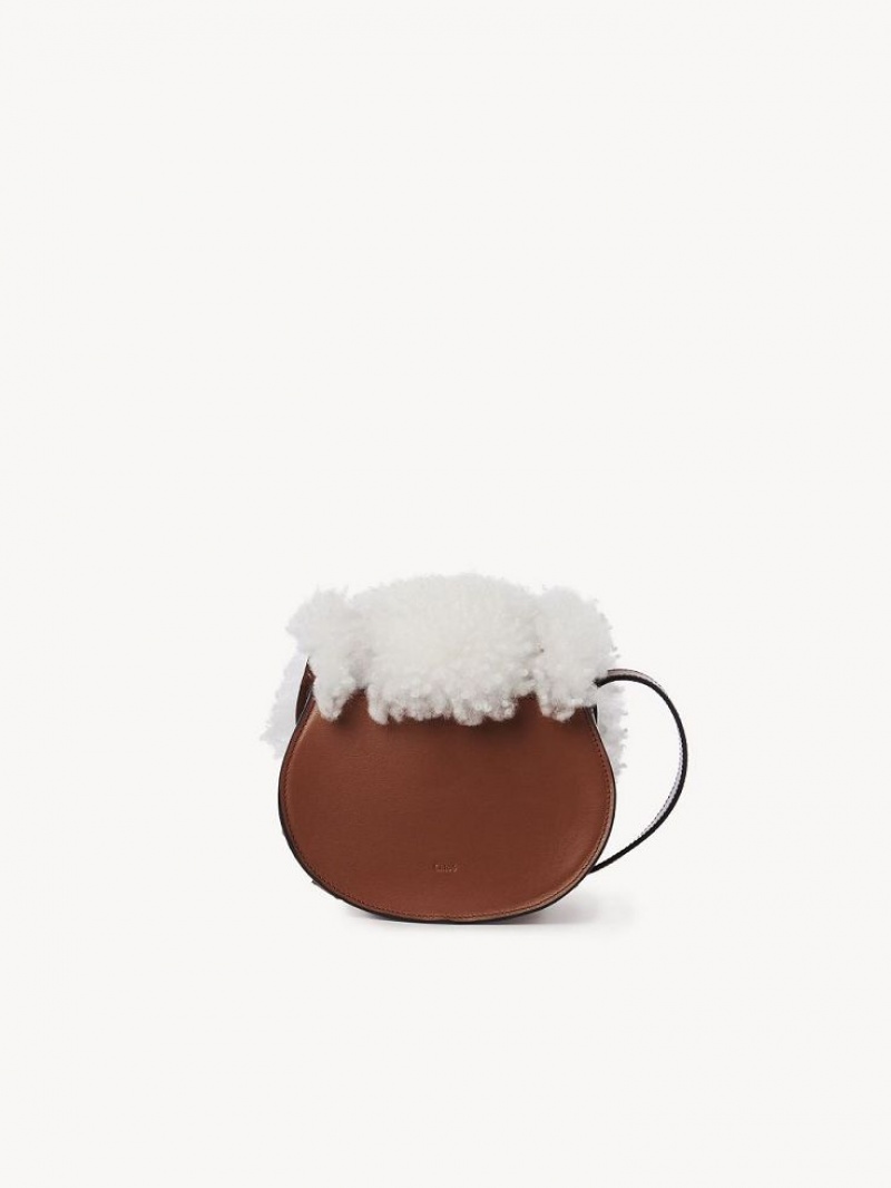 Torby Przez Ramię Chloe Marcie Small Saddle Brązowe | CHE-SR13425