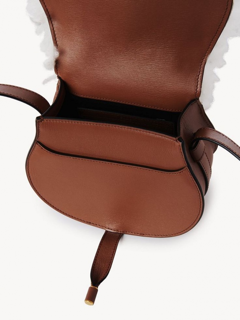 Torby Przez Ramię Chloe Marcie Small Saddle Brązowe | CHE-SR13425