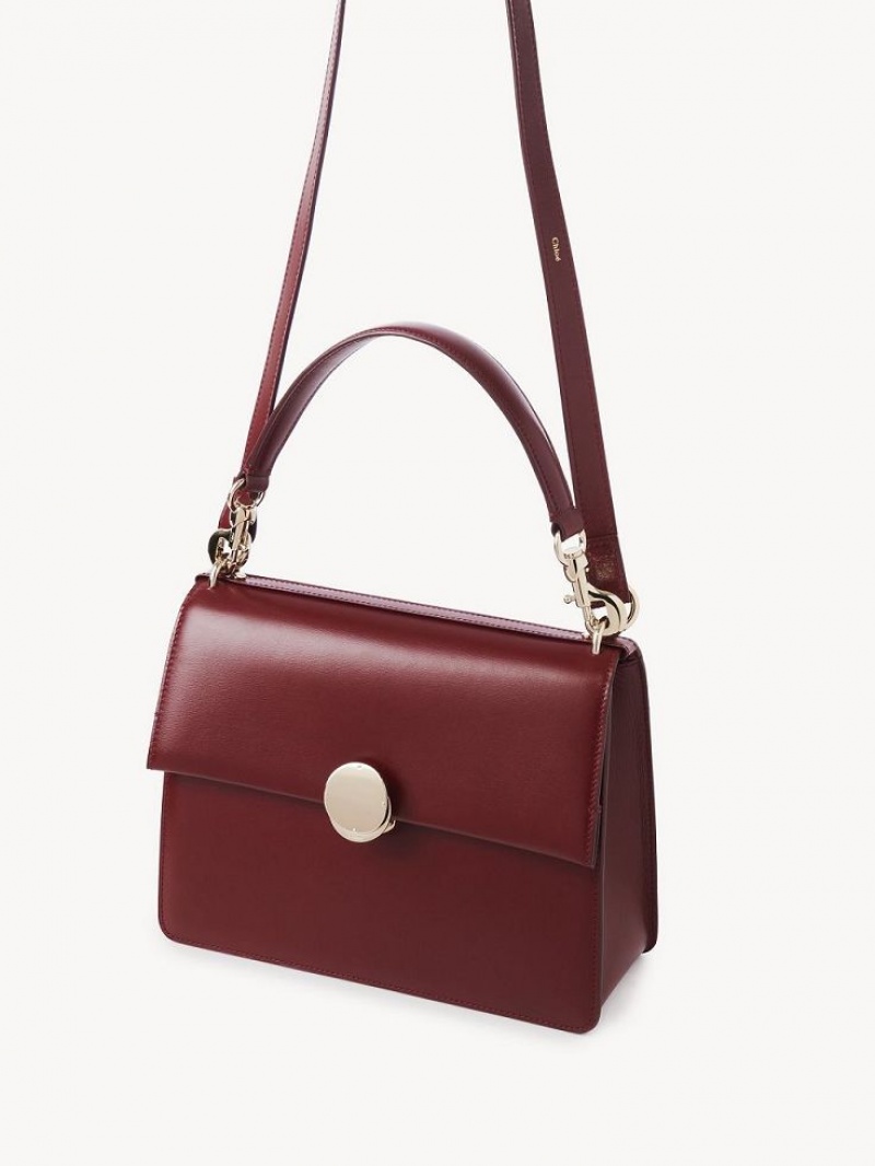 Torby Przez Ramię Chloe Penelope Medium Top Handle Jasny Czerwone | CHE-SR13447