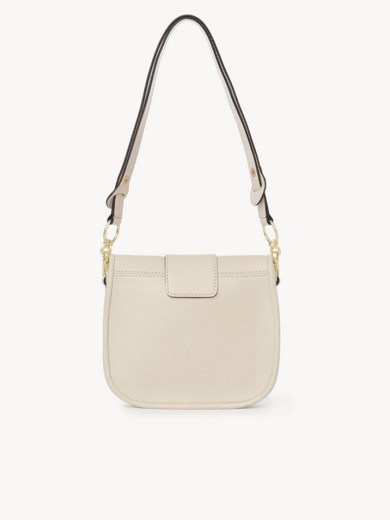 Torby Przez Ramię Chloe Saddie Satchel Beżowe | CHE-SR14668