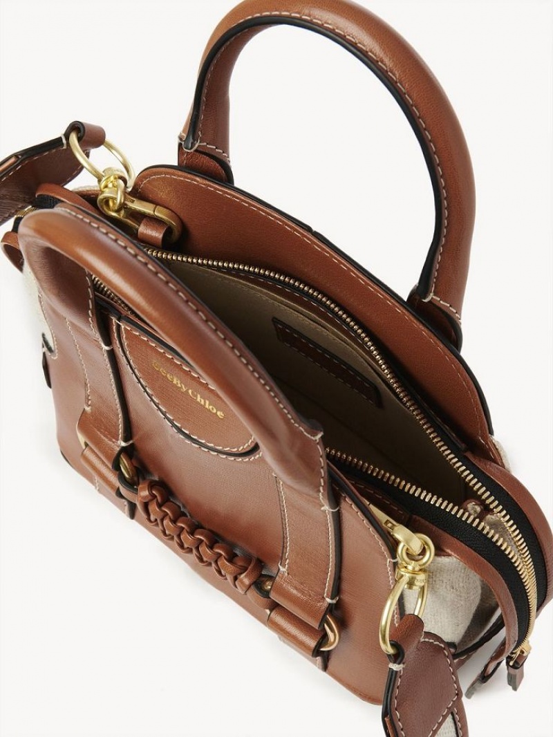 Torby Przez Ramię Chloe Saddie Satchel Czarne | CHE-SR14665