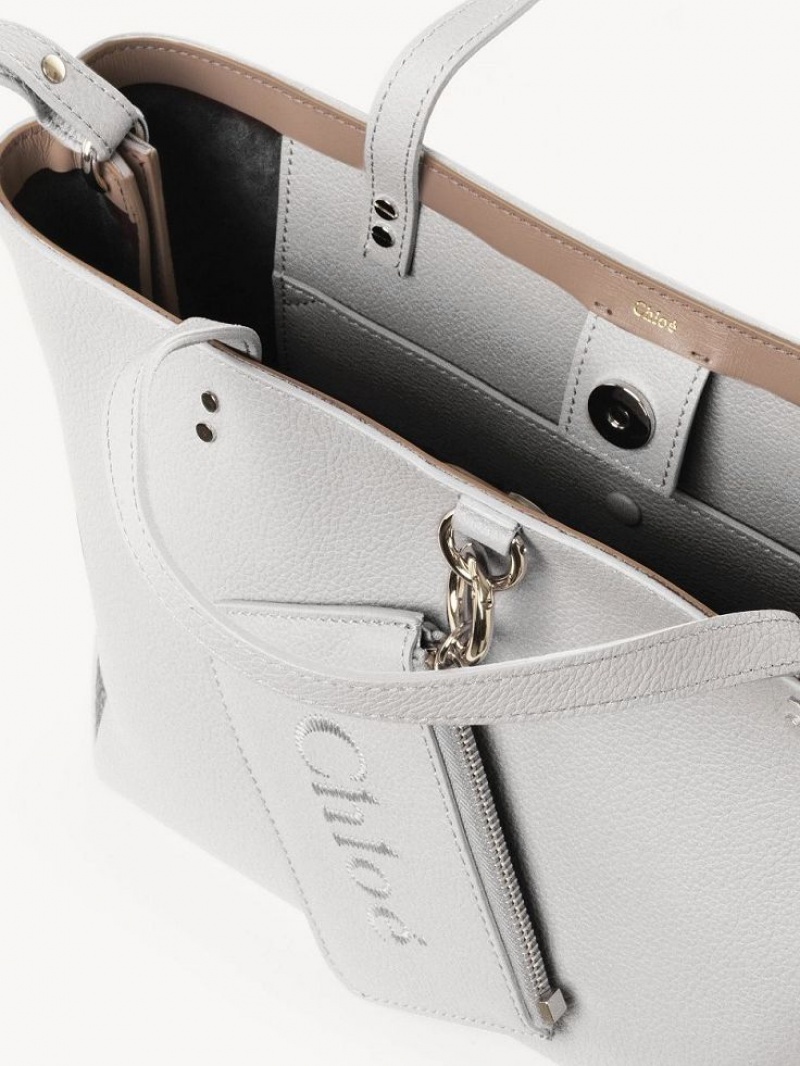 Torby Przez Ramię Chloe Sense Small East-west Białe | CHE-SR13421