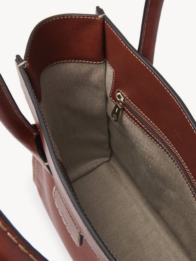 Torby Tote Chloe Edith Brązowe | CHE-SR13293