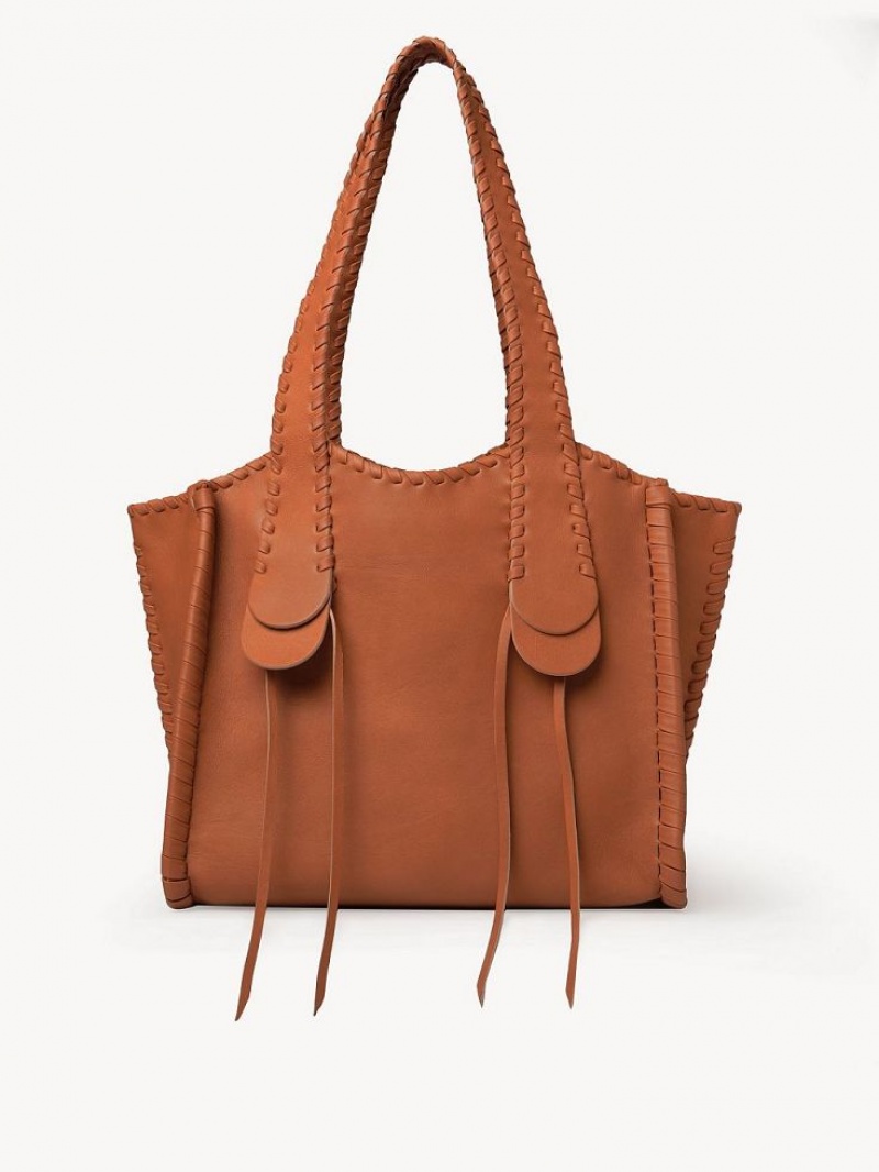 Torby Tote Chloe Medium Mony Pomarańczowe | CHE-SR13308