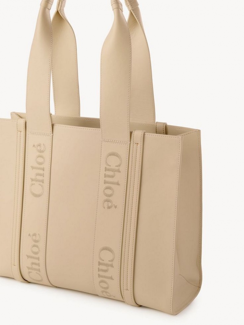 Torby Tote Chloe Medium Woody Różowe | CHE-SR13355