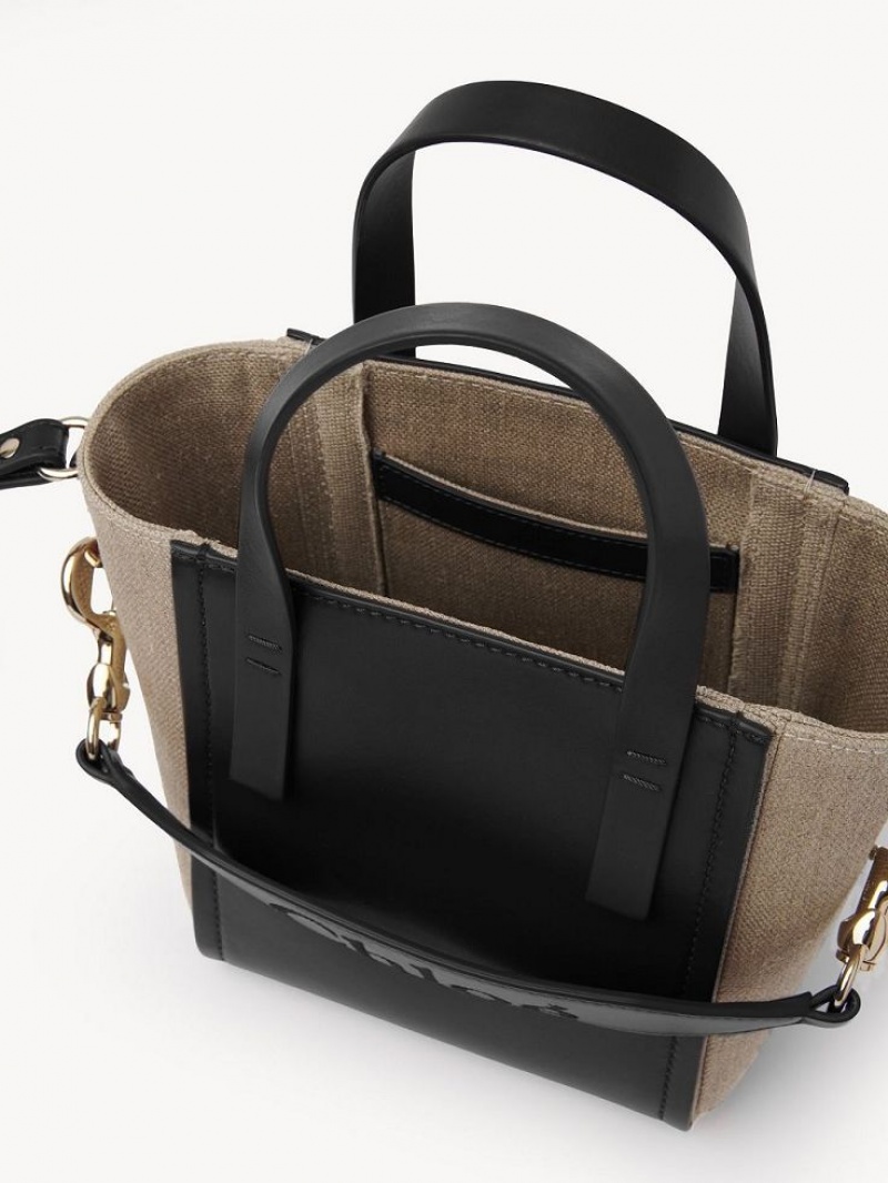Torby Tote Chloe Sense Small Czarne | CHE-SR13286
