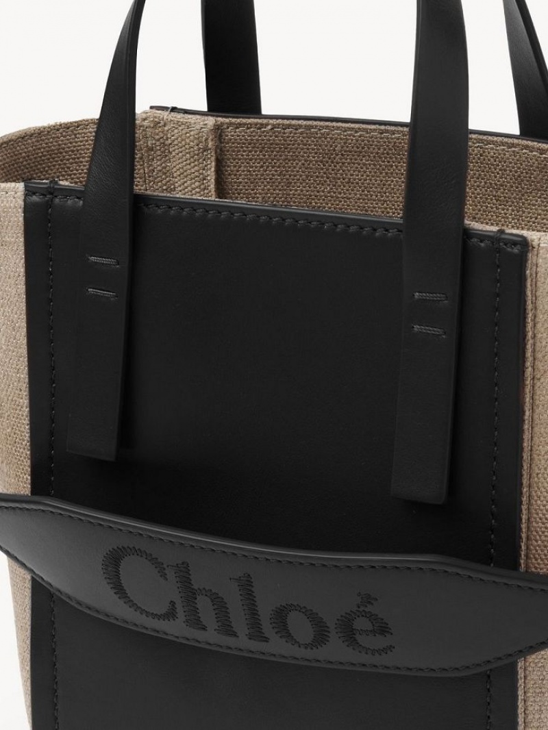Torby Tote Chloe Sense Small Czarne | CHE-SR13286