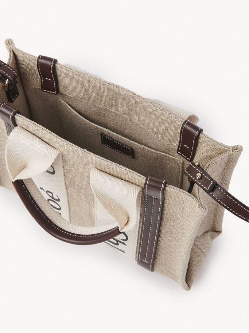 Torby Tote Chloe Small Woody Jasny | CHE-SR13361