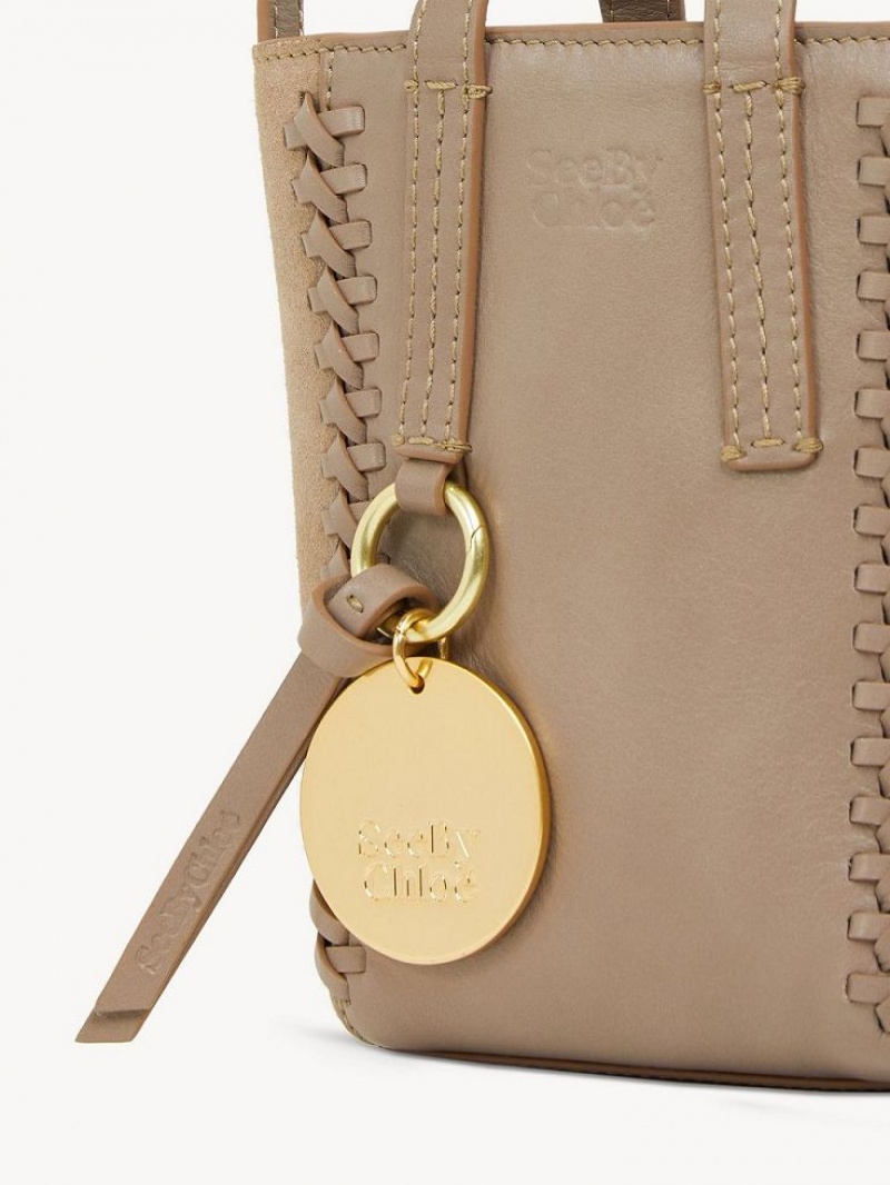 Torby Tote Chloe Tilda Mini Szare | CHE-SR14707