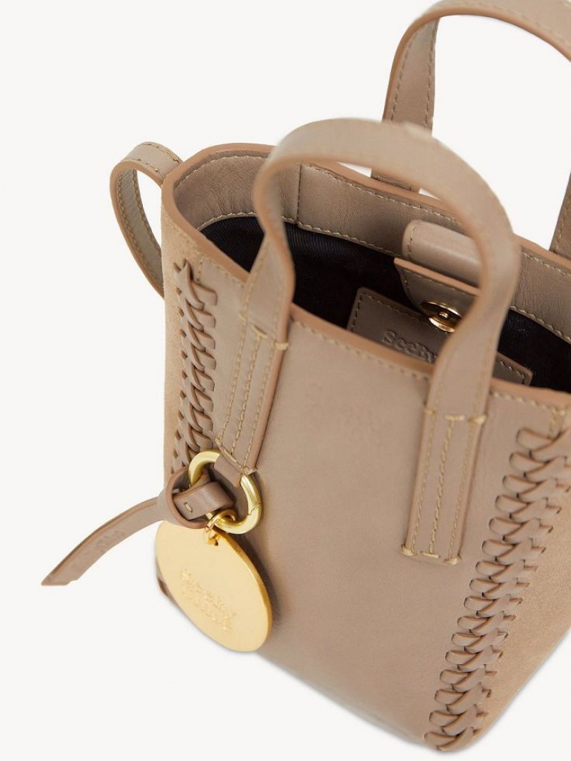 Torby Tote Chloe Tilda Mini Szare | CHE-SR14707