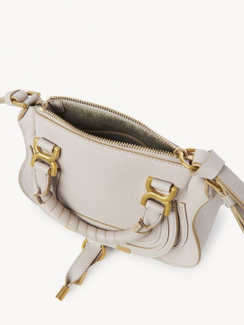 Torebki Małe Chloe Marcie Double Carry Szare | CHE-SR13714